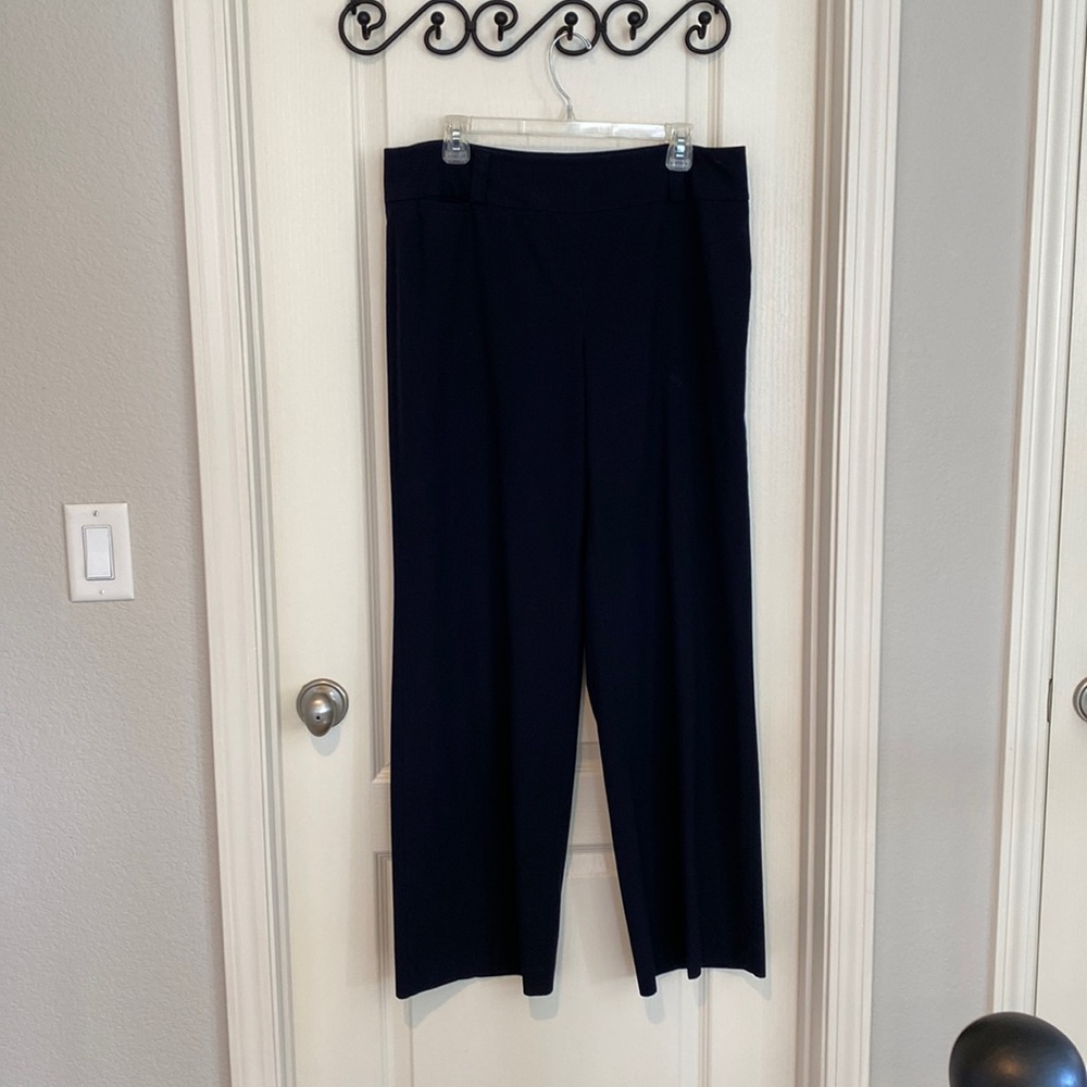 Talbots flat front side zip straight leg pants